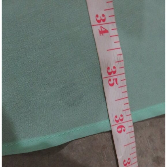 BOGO 4X Plus Size 26/28 Lane Bryant Teal Sleeveles Layered Draping Blouse - Picture 5 of 7